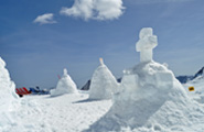 Iglus auf der Zugspitze